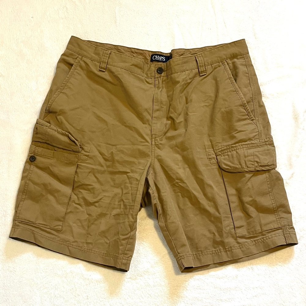 Chaps Men's Beige Cargo Shorts